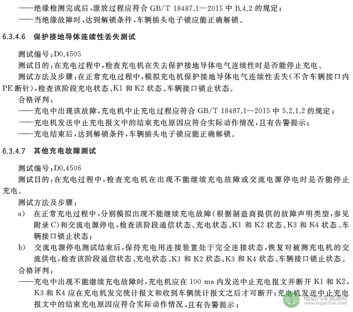國標委發(fā)布電動汽車傳導充電互操作性測試規(guī)范 第1部分：供電設(shè)備